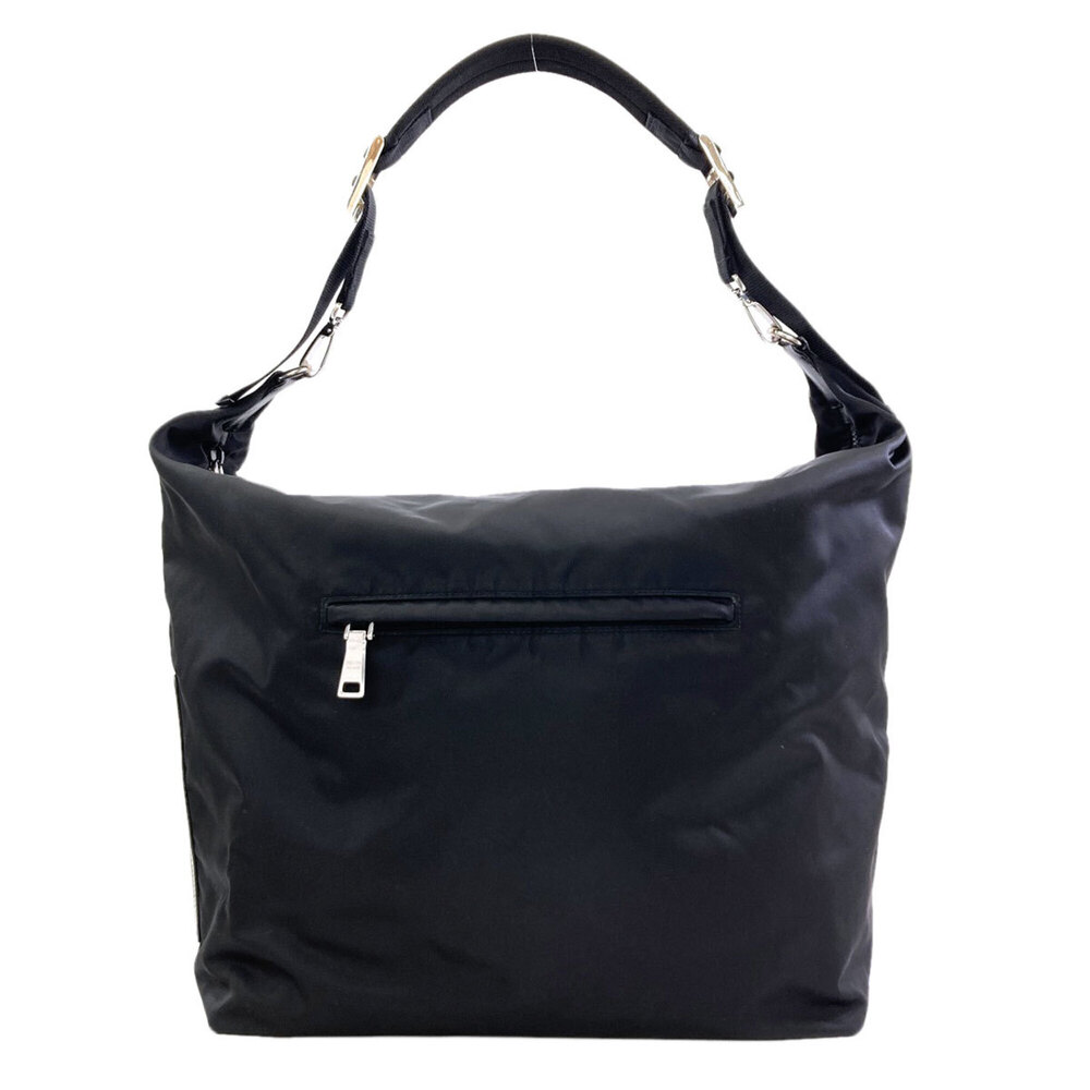 Prada Logo Shoulder Bag, Nylon Material, Women's PRADA